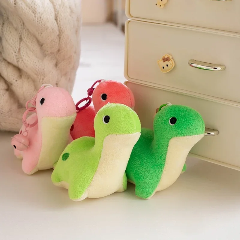 8 colori dinosauro morbido ciondolo regalo peluche peluche Kawaii Dino peluche simpatico giocattolo peluche Kawaii portachiavi zaino Decor