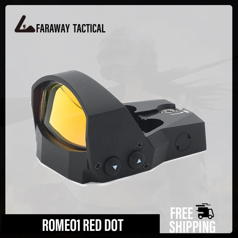 Tactical ROMEO1 1X30 MM 3MOA Open Reflex Sights with MOTAC Function For Airsoft Wargame