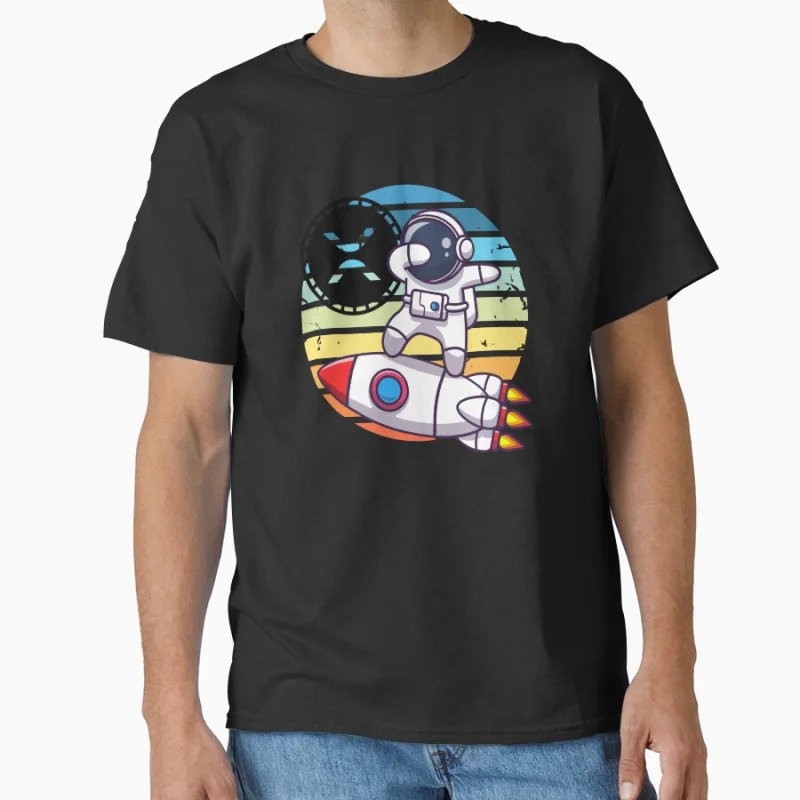 

Crypto astronaut - XRP to the moon Crypto Token Cryptocurrency Blockchain Wallet HODL Gift T shirt for man Large size Tops