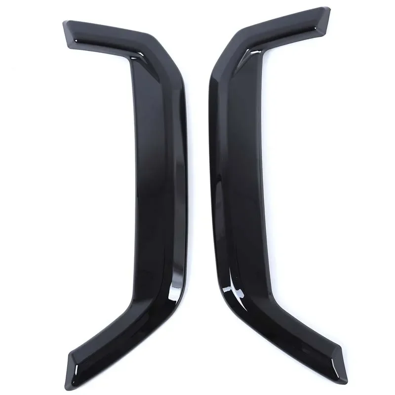 

x2 ABS Piano Black Car tail throat frame decoration strip For BMW 5 Series i5 G60 M Sport 2024-2025 Auto Accessories