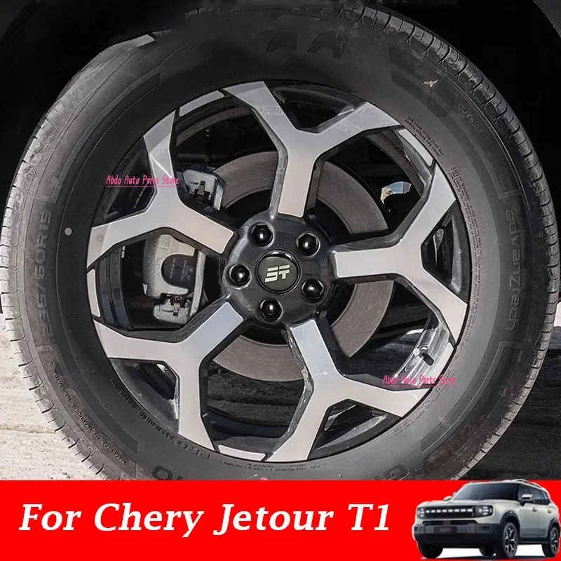 Abdo Car Wheel Hub Label Cover Patch Center Cover For Chery Jetour Traveler T1 2025 2026 Wheel Hub Vehicle Label Patch Accessori