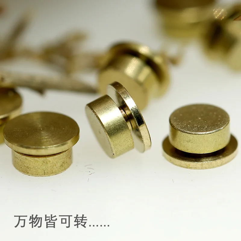 5PCS Metal Rotating Bearing For Nail Art Decorations Charms Rhinestones Jewelry Accessories Parts Swivel Manicure Supplies Tool