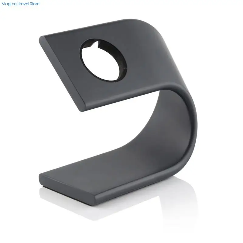 N2UB Charging Cable Holder Stable Dock Mount Bracket U Shaped Cradle for Apple-Watch 1 2 3 4 for Smart Watch