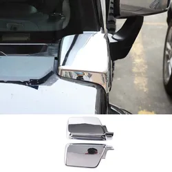 2 PCS ABS Chrome Car Front Hood Air Fender Intake Cover Decorative Styling Trim Accessories Kit For Hummer H3 2005-2009