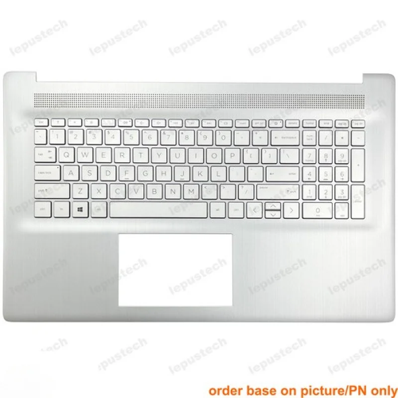

f for HP 470 G8 17-CN 17-CP 17S-CU TPN-L140 M50458-001 US keyboard palmrest silver