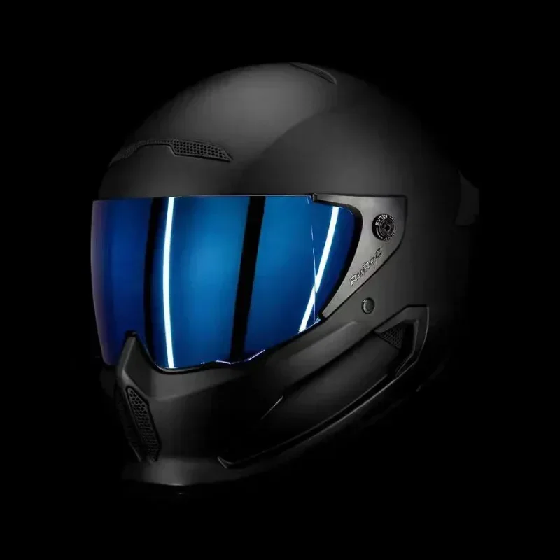 Casco moto Visiera Lente Visiera integrale Custodia per lenti per RUROC Atlas 2.0 Parti di ricambio per casco Casco non incluso