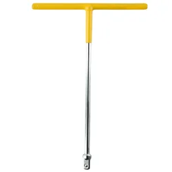 DURABILITÉ-Douille hexagonale en T, démoulante, 27x19cm Outil à main de réparation portable argent et jaune, 27cm, 10.63 