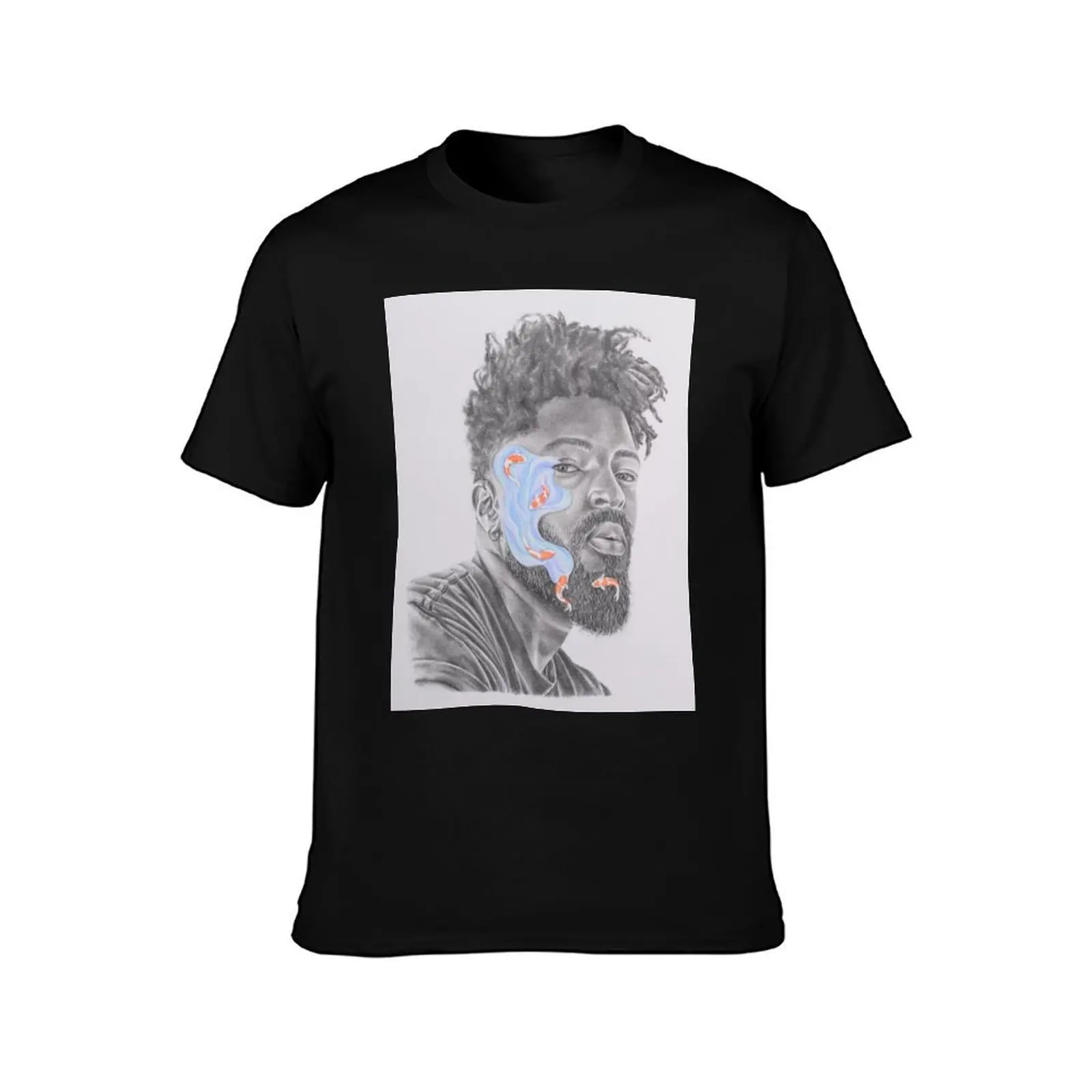 Major Work - Crying Koi Fish T-Shirt Plus Size Lightweight Top T-Shirt
