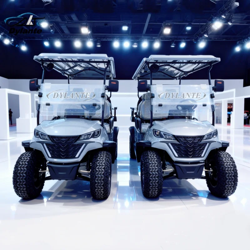 Newly Designed Six-Seat 5kW Motor Affordable Price Latest Lithium Battery Model Mini Electric Golf Cart Suitable For Golf Clubs