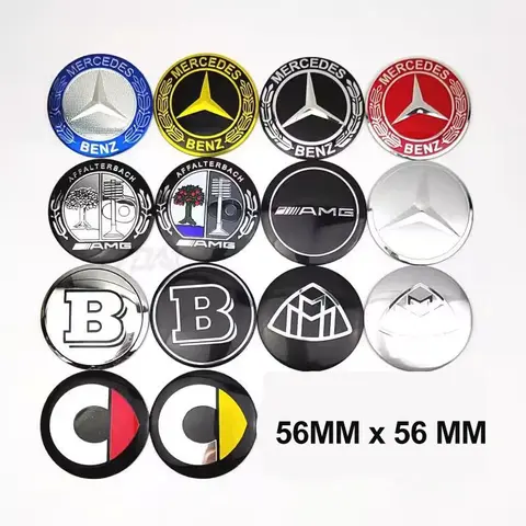 메르세데스 벤츠 스마트 Brabus 451 453 Fortwo Forfour 자동차 휠 허브 센터 장식 스티커 외관 수정 액세서리