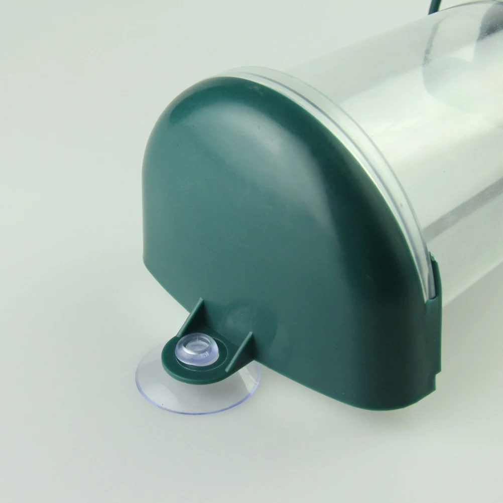 

2pcs Automatic Parrot Feeder Premium Plastic Bird Feeding Bowl Hanging Cage Accessory Transparent for Parrots