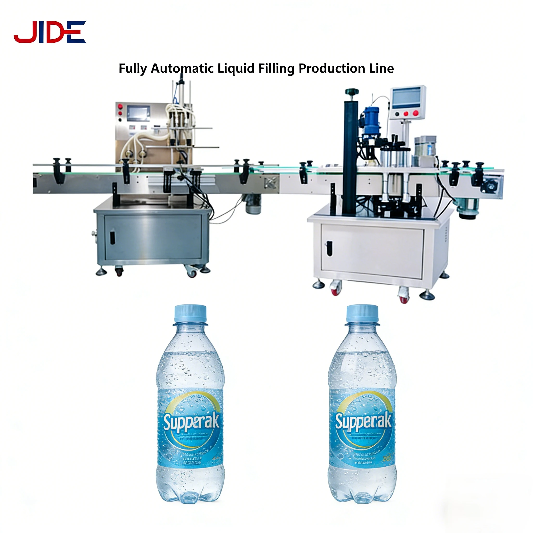Automatic Water Bottling Line & Filling Machine for Pure Water Bottle, Fruit Juice, Beverage, Liquid Capping Production Line