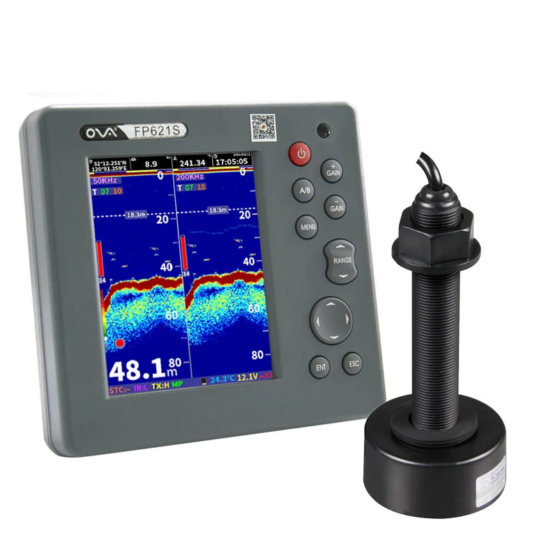 

Saltwater Fishing Equipment with Sonar and Depth Sounder Battery-Powered Made of Plastic