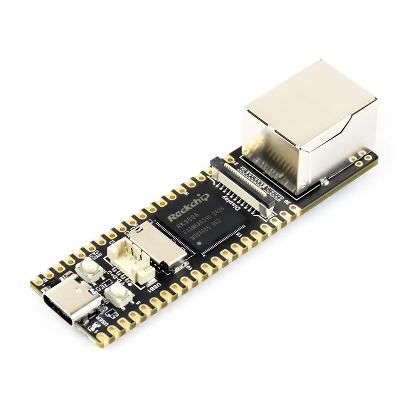 AEF7-Luckfox Lyra Plus RK3506G2 Placa de desarrollo Linux en miniatura Procesador Cortex-A7 de 3 núcleos RJ45 Ethernet
