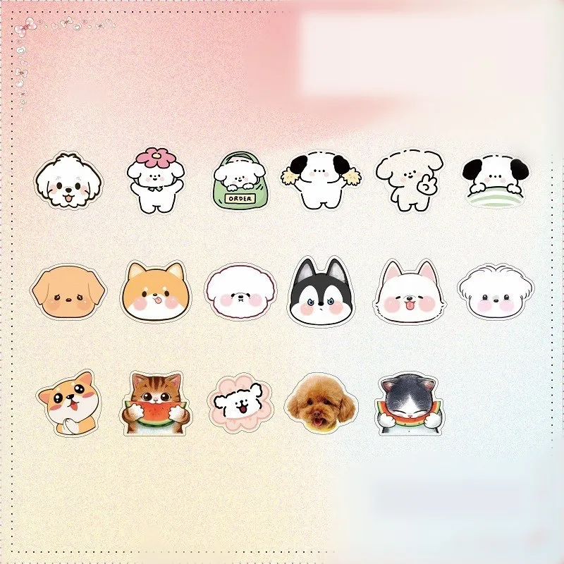 

Cat Kitty Puppy Mobile Phone Holder Stand Anti-Fall Lazy Finger Ring Bracket Grip For IPhone 15 Samsung Huawei Foldable Hoder