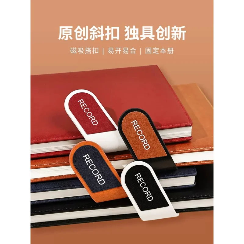 2025customized.Journal wasserdichte Mode-PU-Leder-Notizbücher für Studenten mit magnetischem nk2306