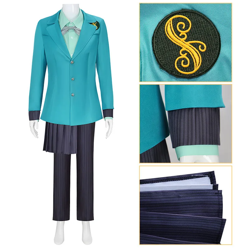 Wicked Witch Of The West Cosplay Costume Full Set Of School Uniform For Character Play Cosplay Dress-up Outfit