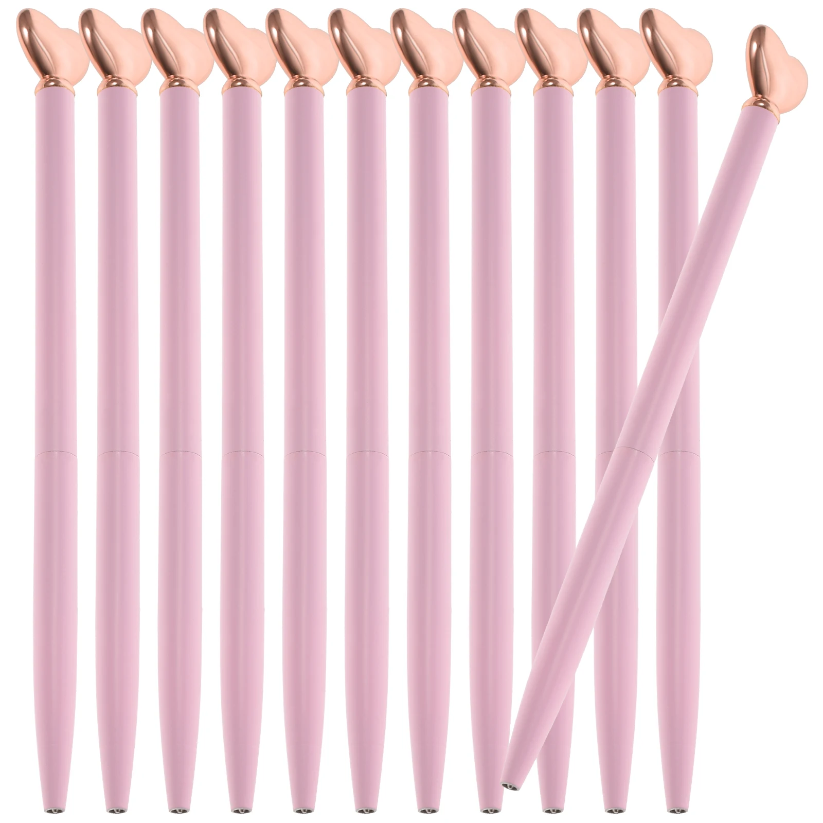 

12 шт. металлические шариковые ручки с милыми героями мультфильмов, ручки для письма, гладкие чернила для ежедневного использования, портативные многофункциональные школьные и офисные принадлежности