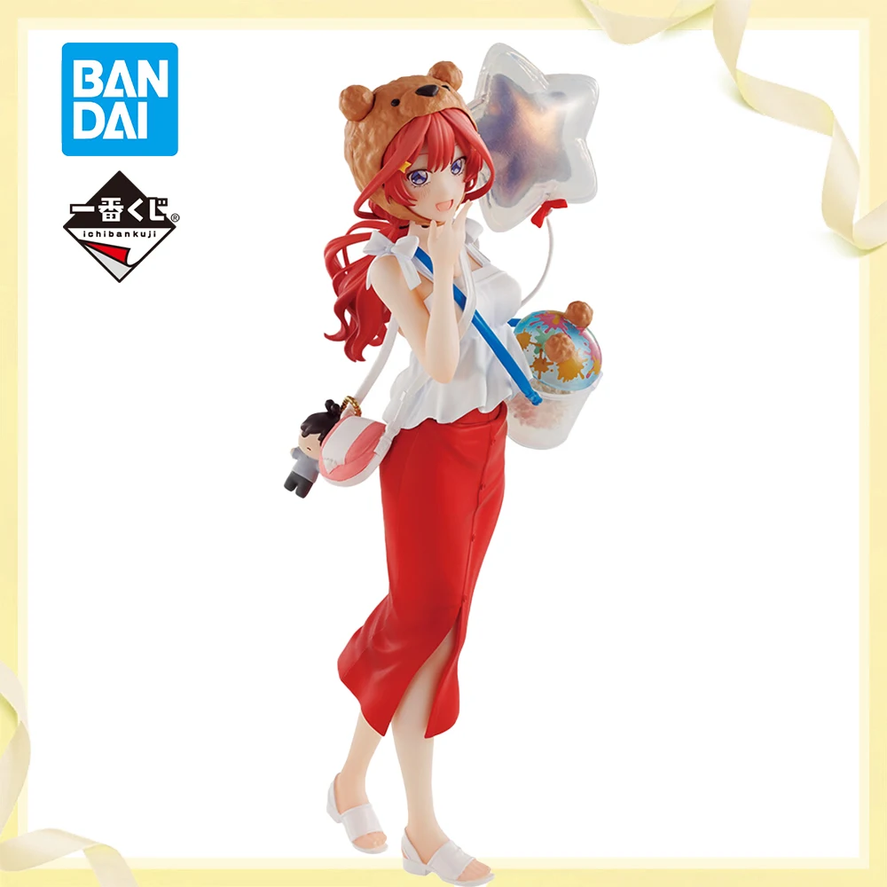 

In Stock Original Bandai Spirits Ichiban Kuji (E Prize) Gotoubun No Hanayome ∬ Nakano Itsuki Anime Figure Action Figure Model