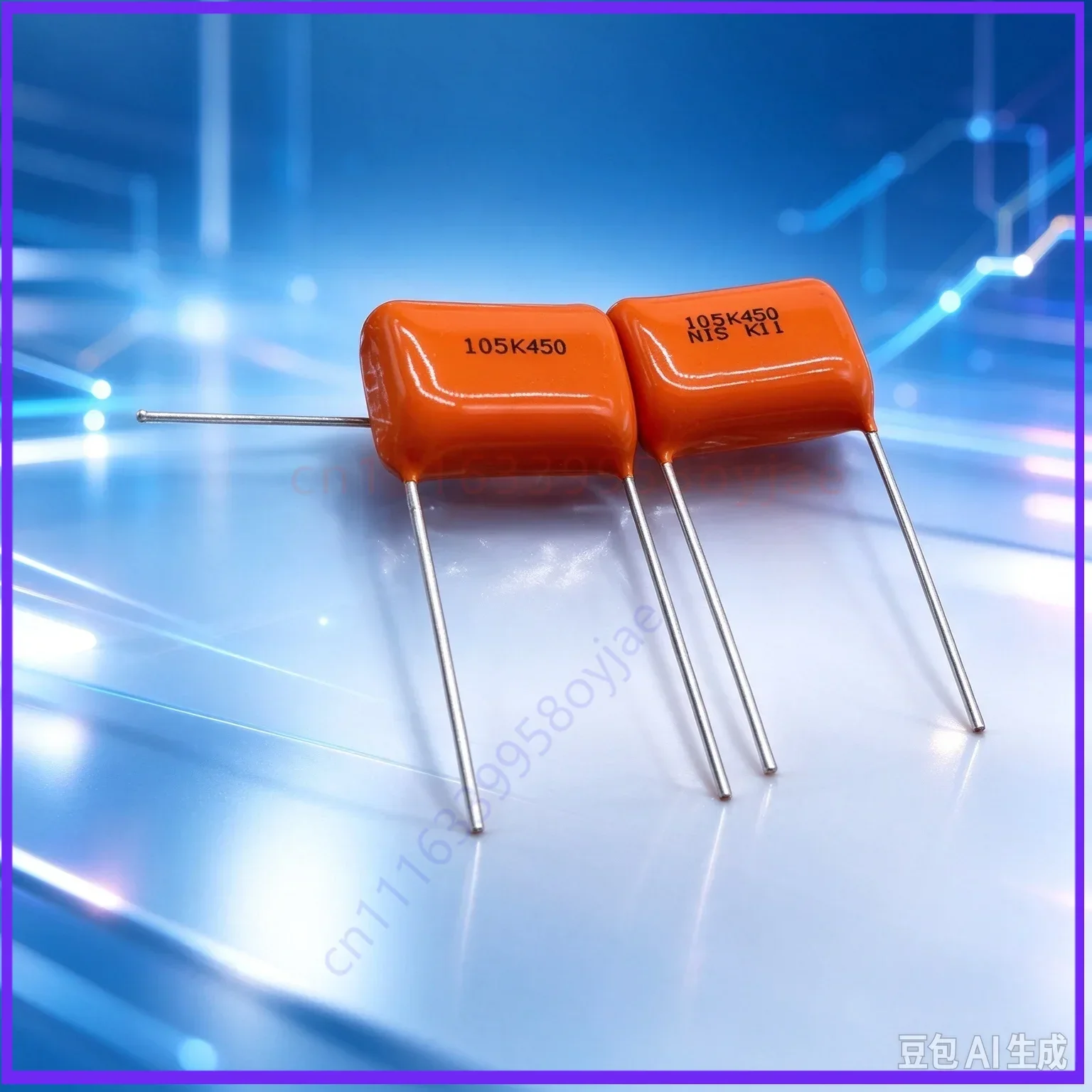 for NIS NISSEI CBB Film Capacitor 1uF 105 450V 15mm   100pcs