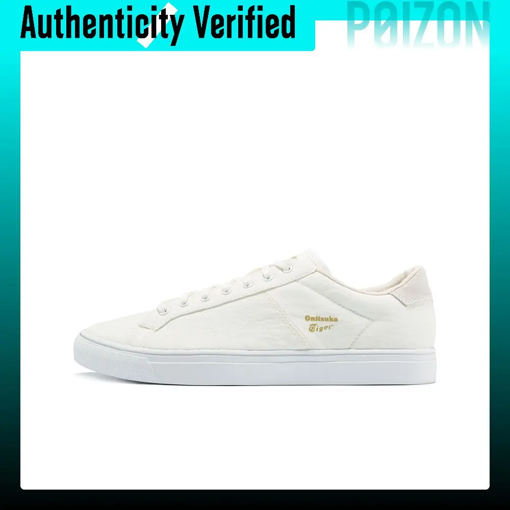 Onitsuka Tiger Lawnship 2.0 Coverage Slip Resistant Low top Skateboard Shoes Unisex White 1183A240-100