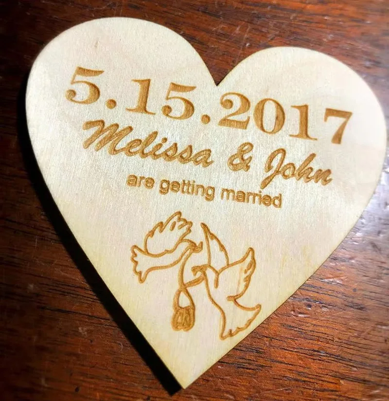 Personalized Wedding Save the date Magnet, Wedding invitation, Wooden save the date Magnets, Gifts for Guests, Wedding Decor