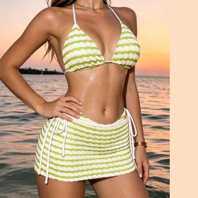 X5XA Comfortable Adjustable Tankini Swimsuit Swim Top Thongs With Supportive Cups And Soft Fabric