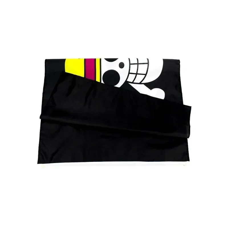 One Piece Luffy Straw Hat Pirates Skull Flag Banner Wall Painting Decor Gift for Home Bedroom Boys Girls Children Toys - view 3