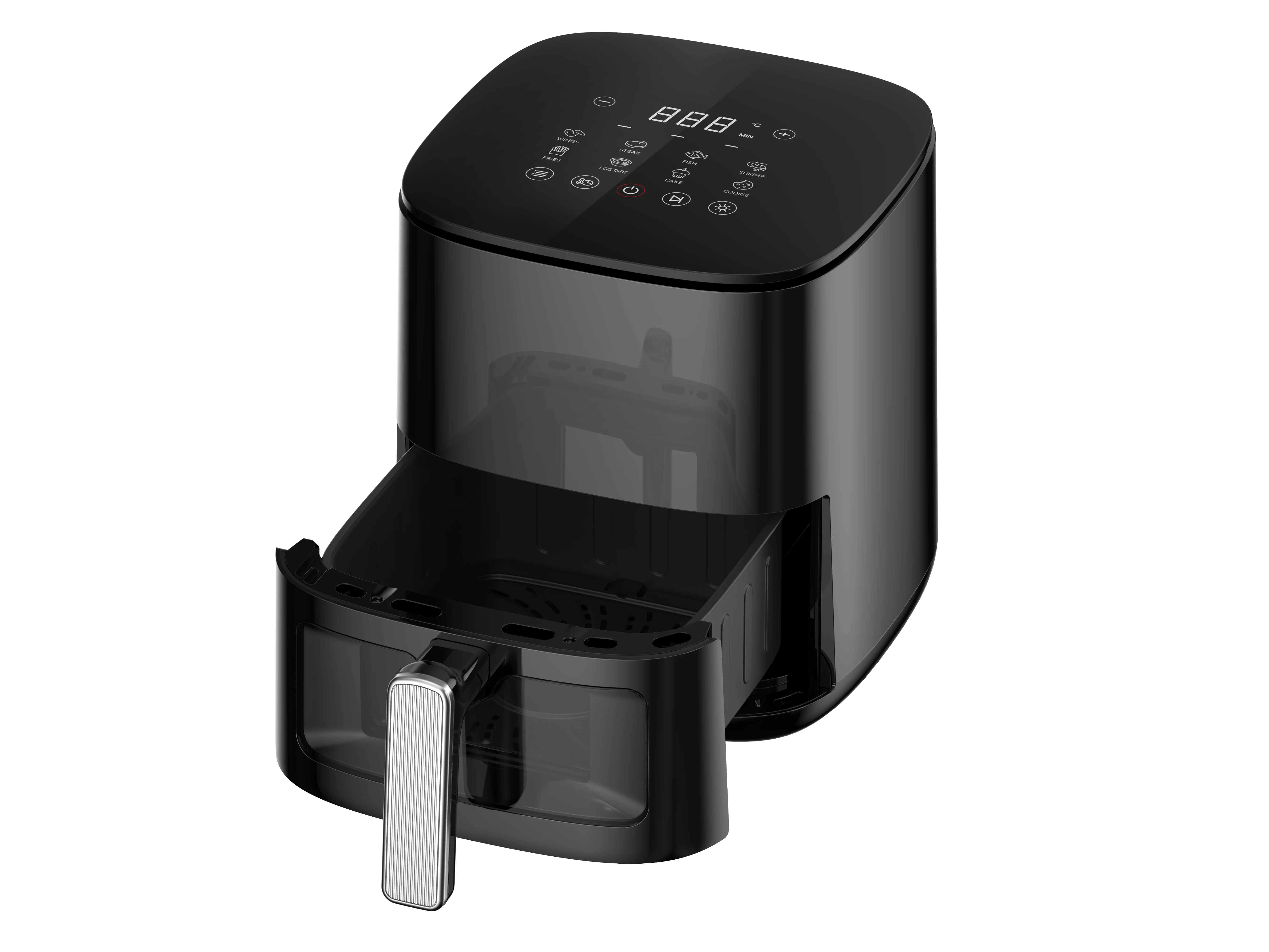Picture 4: Factory Outlet Black And Customized Color Commercial Air Fryer Adjustments For Quick Easy Meals