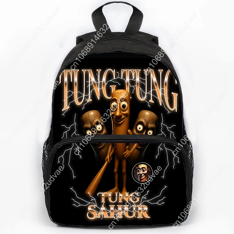 Italian Brainrot Print Backpack School Bags Cartoon Tung Tung Sahur Primary Students Bookbag Boys Girls Rucksack Travel Mochila