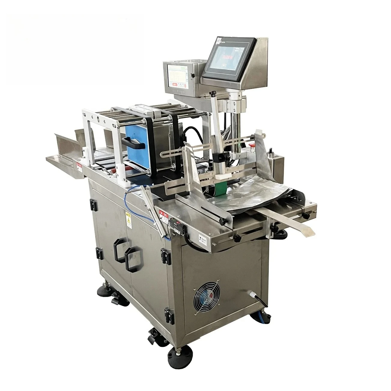 812 automatic paper cardboard box sheet film bag feeding machine friction roller type wheel continuous feeder conveyor