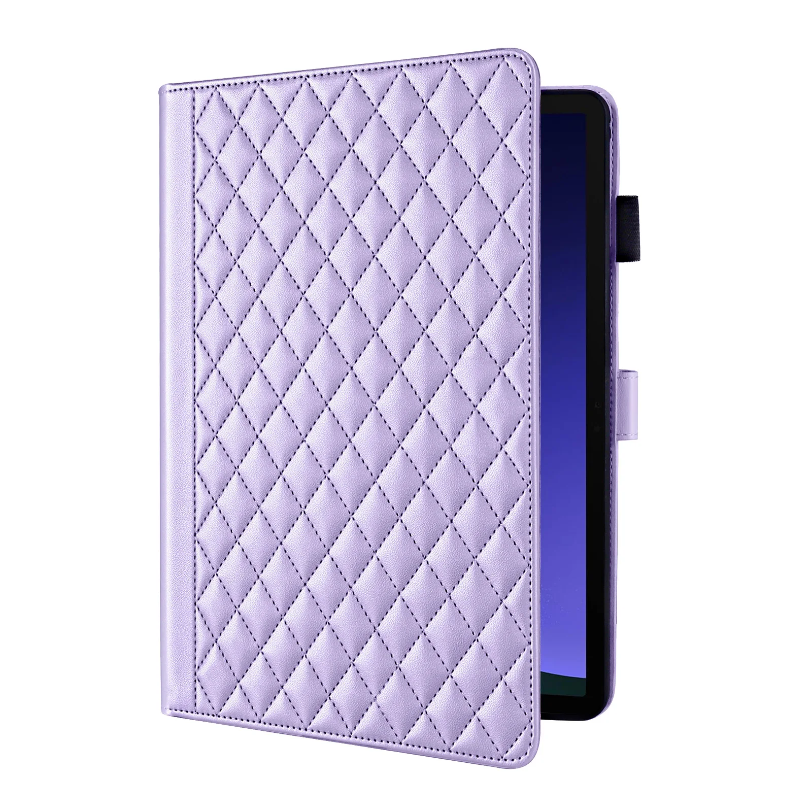 Pour Samsung Galaxy Tab S9 FE Plus Tablet Case 12.4 pouces SM-X610/X616B Silicone Soft Shell Diamond Small Fragrance Style Leat