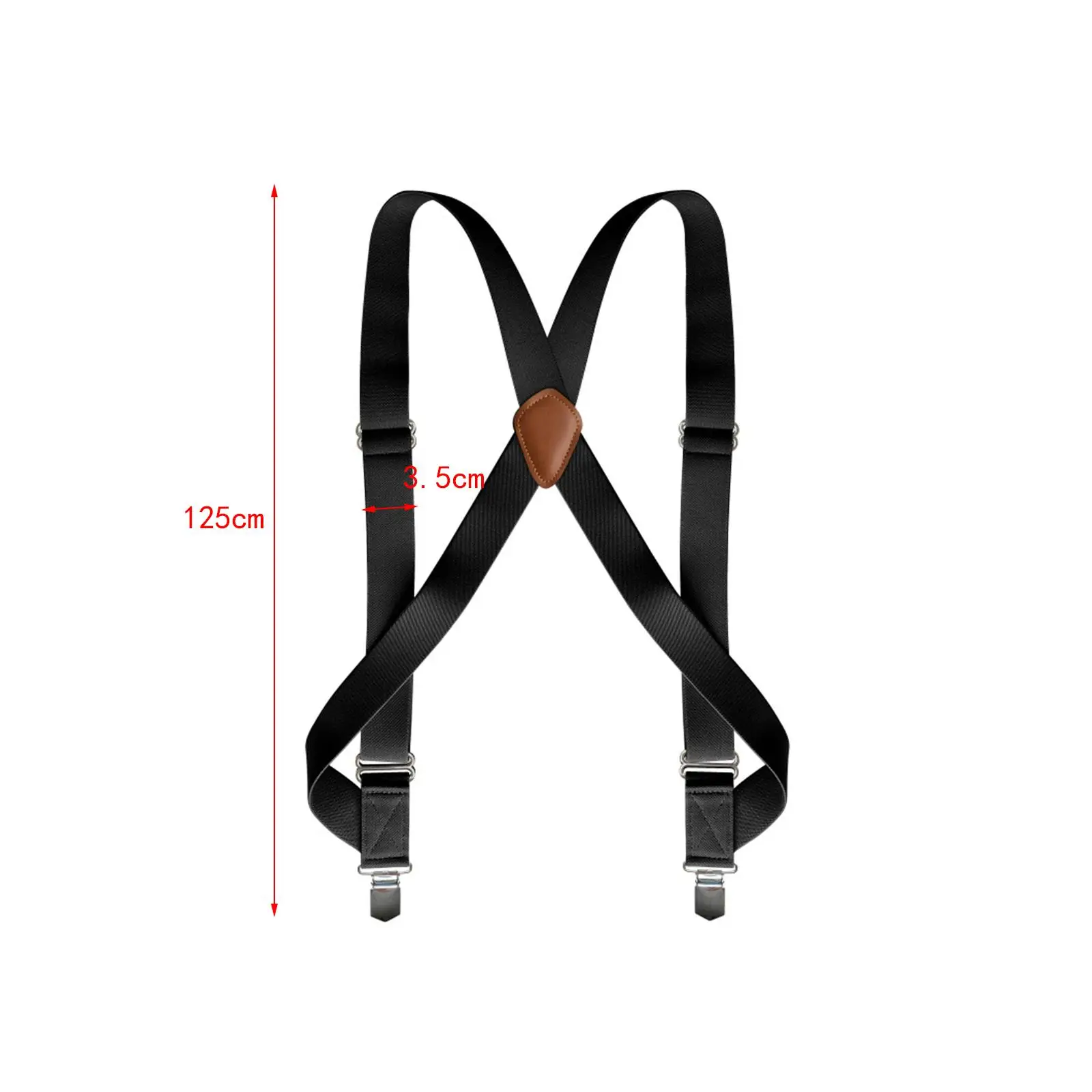 Bretelles pour hommes avec Clips, porte-pantalon réutilisable, décontracté et confortable, élastique pour