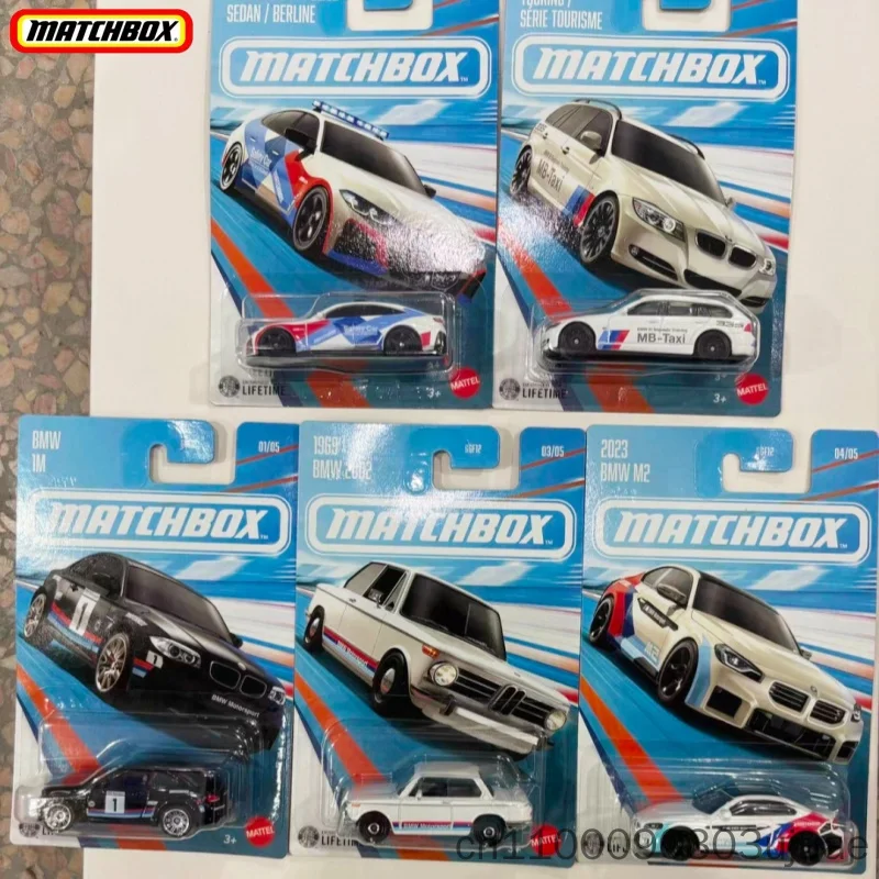1/64 26R Matchbox Car Lifetime Toy Diecast Bmw M2 3 Serie Tourisme 2002 I4 Police Sedan Berline 1m Vehicle Auto Metal Model Gift