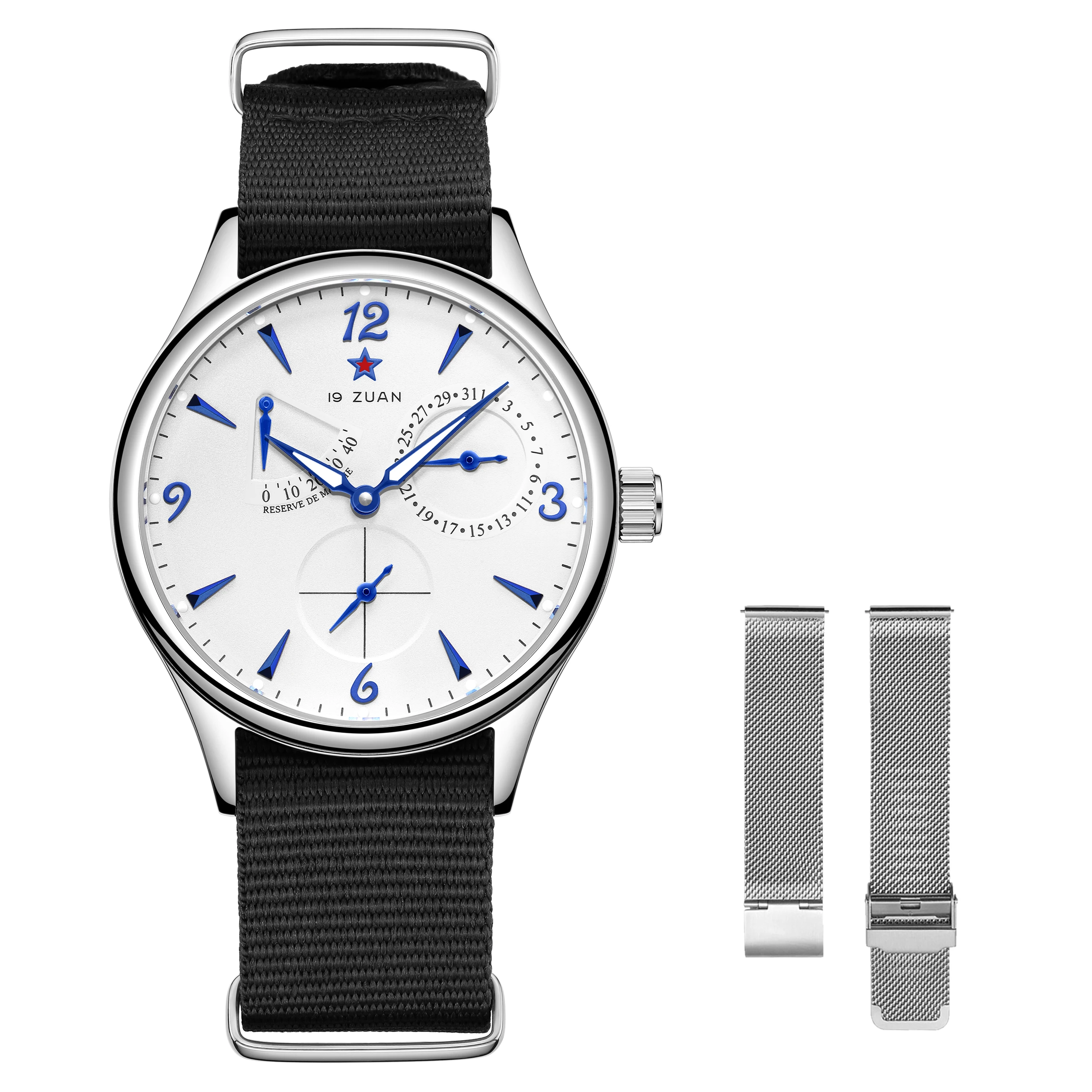 1963 Pilot Watch Seagull ST1780 Automatic Mechanical Movement Mens Sapphire Crystal Calendar 5Bar Waterproof watches for Man