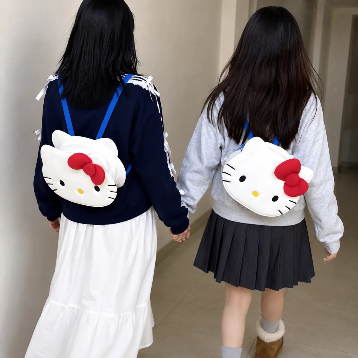 산리오 헬로 키티 백팩 귀여운 만화 고양이 모양 가방 - Leather Work Backpack 리뷰 및 가격