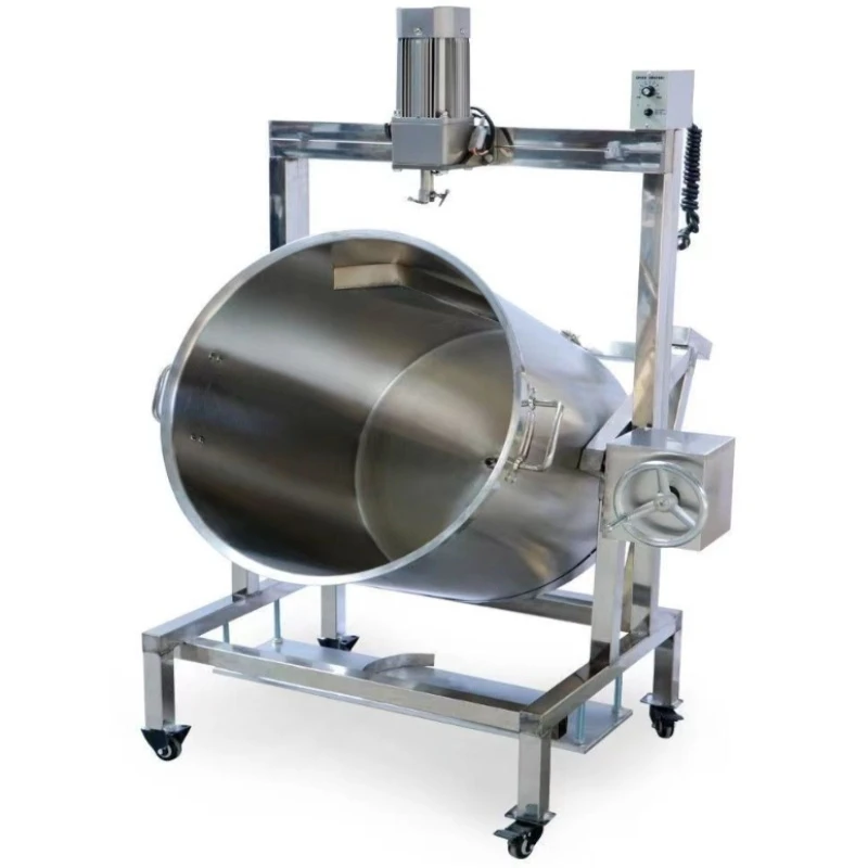 

Gas Heating 40-80L Sauce Making Machine/Cooking Pot with Blender and Blender Stainless Steel Cooking Equipment