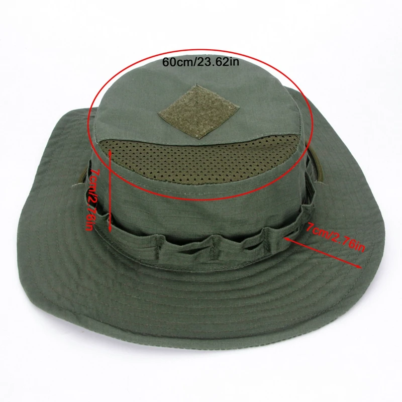 Cappelli da sole per uomo donna, cappelli a secchiello mimetici a tesa larga protezione UV cappelli Boonie traspiranti per la pesca escursionismo