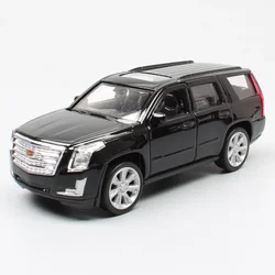 1:36 Scale Mini Cadillac Escalade GMT820 ESV 2017 Luxury SUV Metal Welly Cars Vehicles Diecast Pull Back Model Toy For Kids Gift