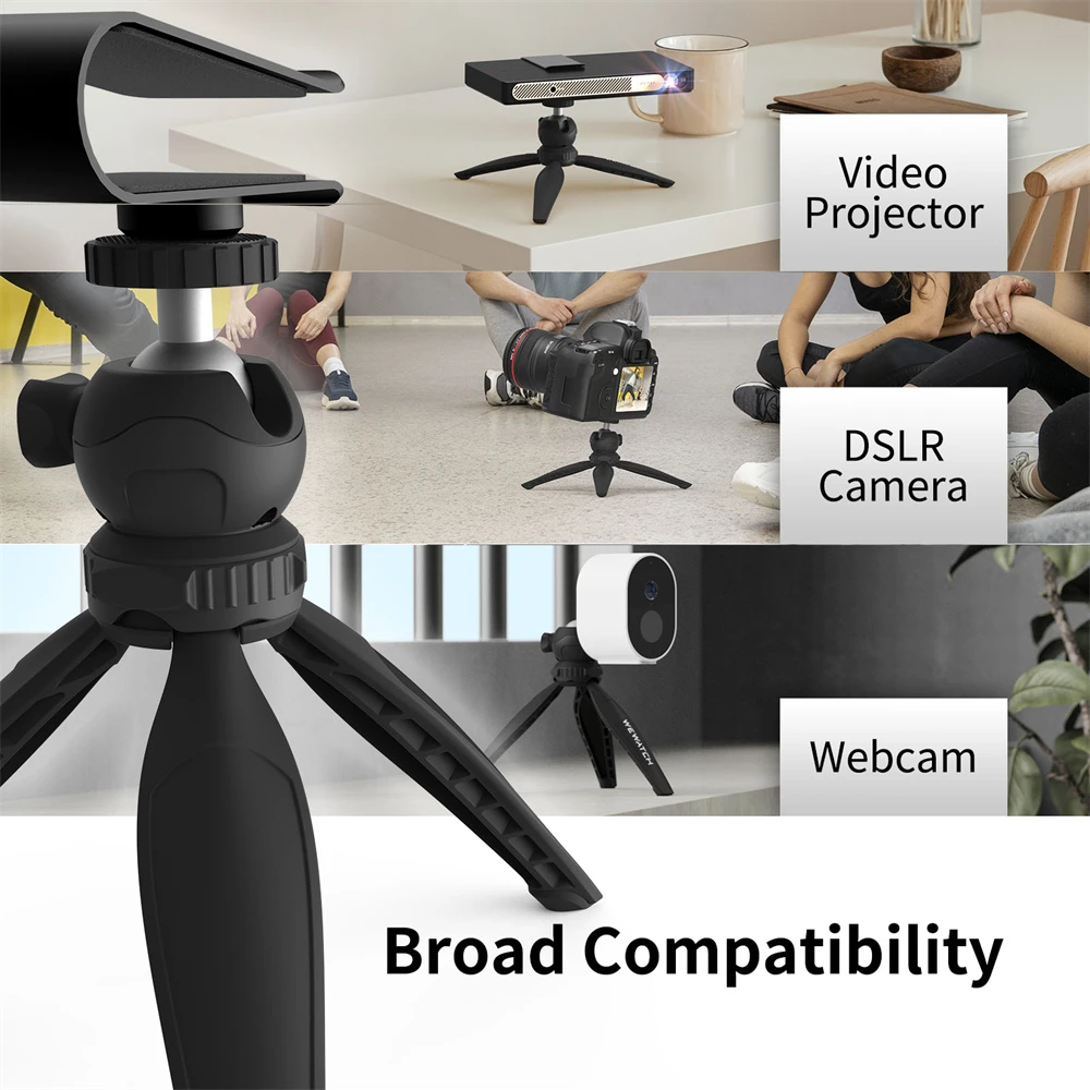 WEWATCH PS104 Desktop Tripod with Holder Adjustable  Mini Projector Tripods for Wemax Go Advanced, Wemax Go, Camera, Webcam