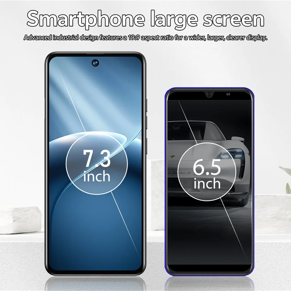 K-Touch High-quality S25 Ultra 22G+2TB Cell Phone Android 15 Smartphone 7.3HD Mobile Phones 5G Dual SIM 8000mAh 16+48MP Camera Cellphones