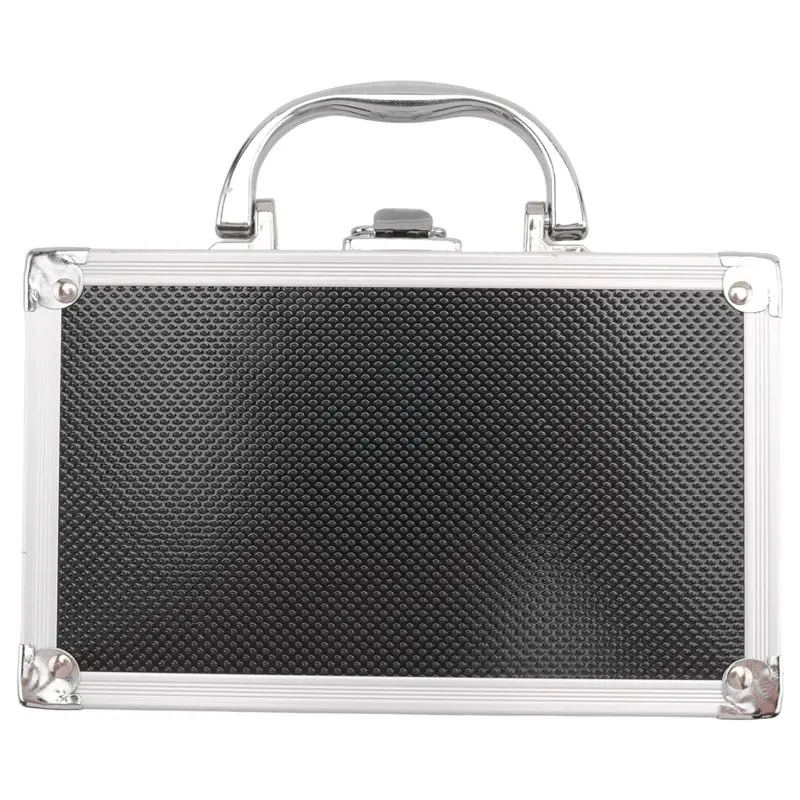 A01F-Aluminum Alloy Toolbox Accessories Storage Box Practical Aluminum Suitcase Portable Handle Small Toolbox Storage Box Durabl