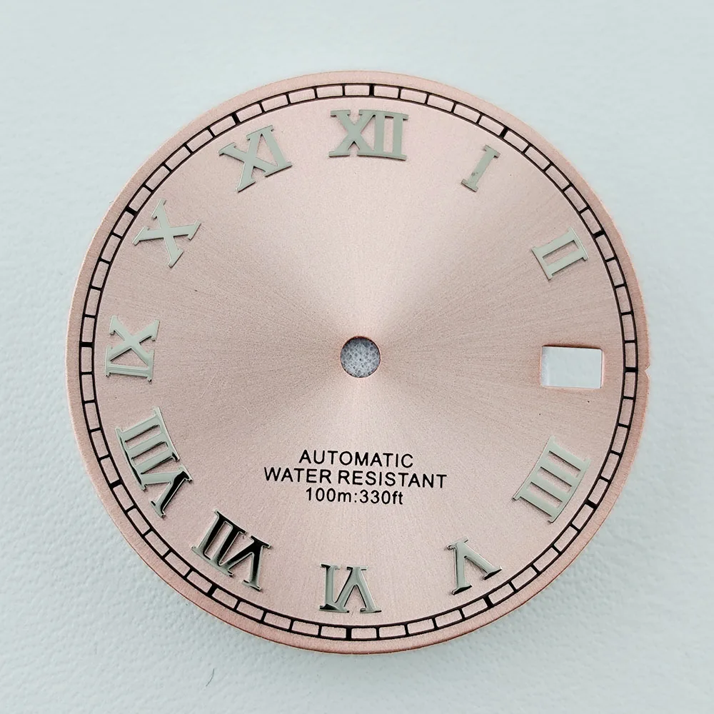 NH35 dial Roman numerals dial custom logo watch dial 28.5mm men's watch dial suitable for NH35 movement watch accessories