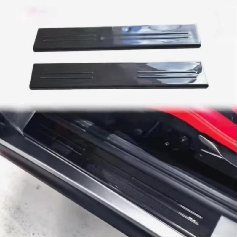 For  812 Superfast Welcome Plate Car Protector Dry Carbon OEM Side Door Sill Anti-pedal  70004329,89130200,89130300