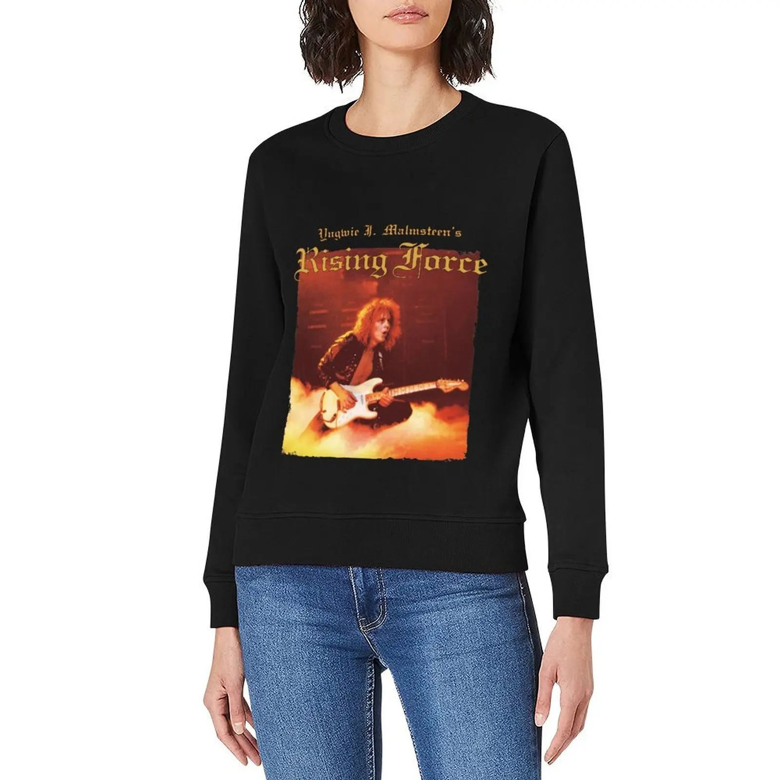 YMGWIE MALMSTEEN Pullover anime clothes autumn clothes men's clothes men's winter sweater sweatshirt male