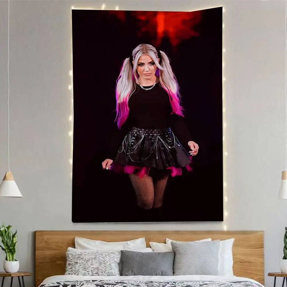 A-Alexa Bliss Flags Wall Hanging Background Art Banner for Bedroom Home Outdoor Decor