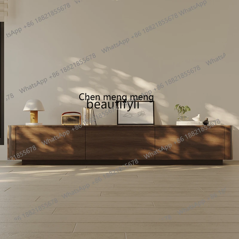 X  Walnut Combination Retro Domestic Living Room Furniture TV Stand Coffee Table Combination