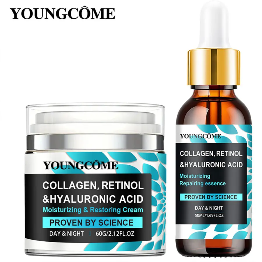 YOUNGCOME Retinol Hyaluronic Acid Collagen Cream and Moisturizing Firm and Lift Moisturize Increase Elasticity Make Skin