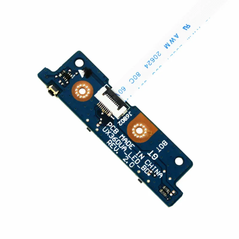 Power button board with cable for Asus q324ua ux360u q324u 60nb0c00-ld1020 FTS