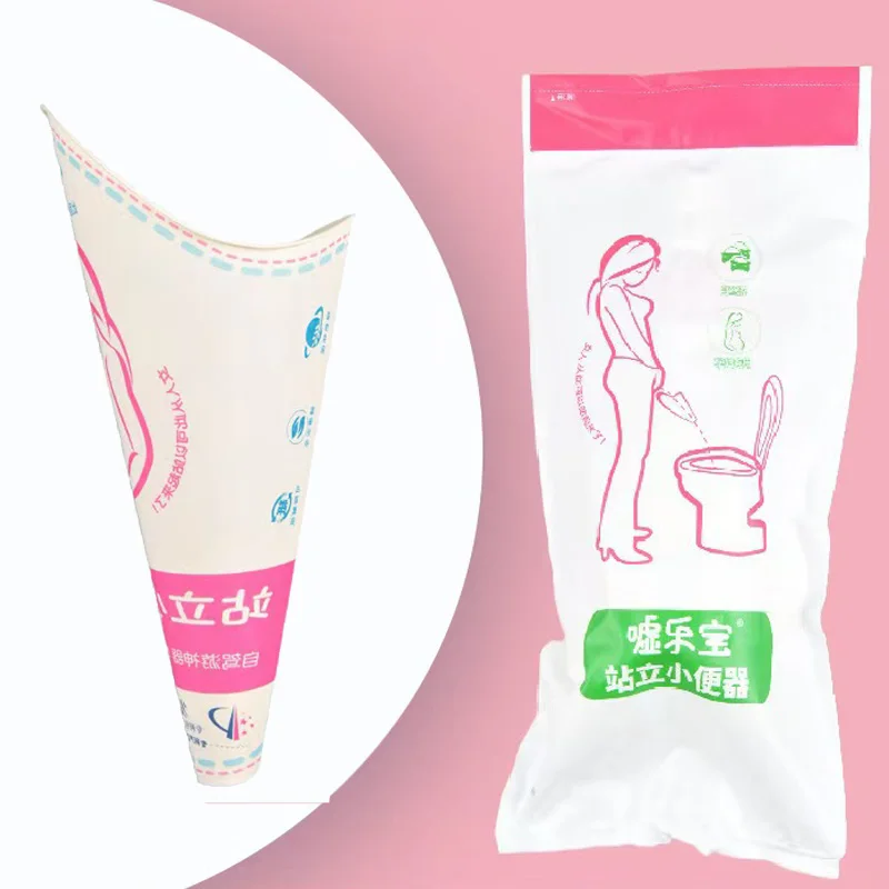 6/12/24pcs Disposable Female Urination Device Portable Standing Pee Paper Cup Women Urinal Funnel for Pregnant Hygienic TMZ